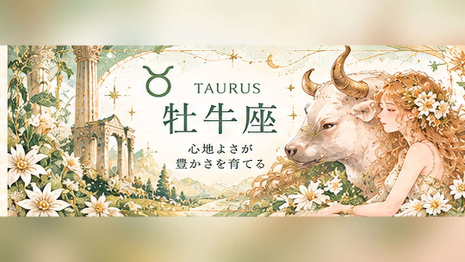 牡牛座の週間占い
